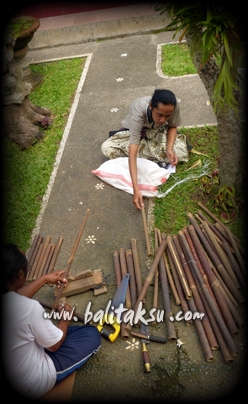 Angklung Bamboo at Bali from Sunda East Jawa